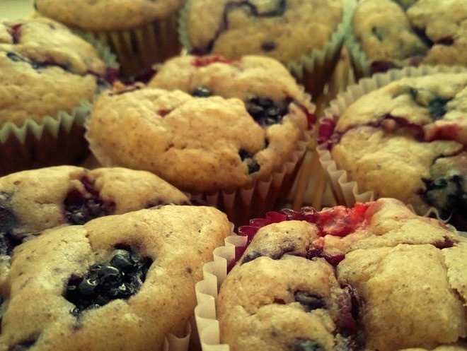 Wild Blackberry Muffins