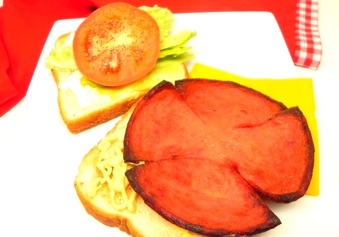 Air-Fried Bologna Sandwich