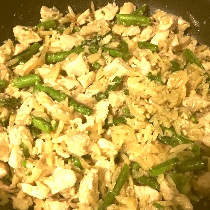 Risotto with Chicken and Asparagus